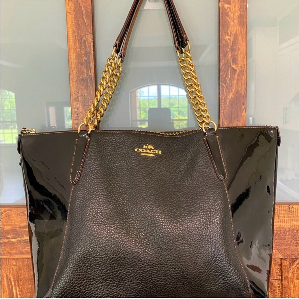 Coach Ava Tote. Classy. With a beautiful pebble leather feel!